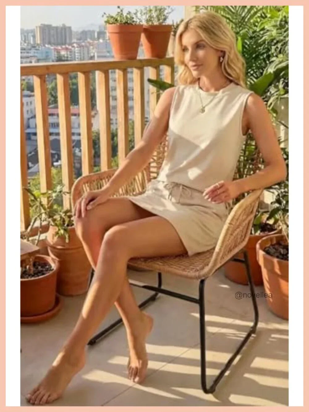 2 Piece Skort Set for Women Sleeveless Tennis Outfit Summer Matching Sets S-2XL